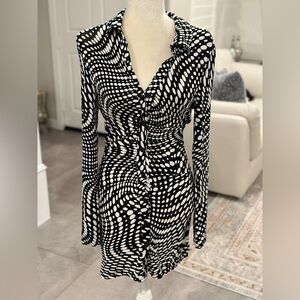 Brand new black and white Sanctuary dress in size medium - with tags